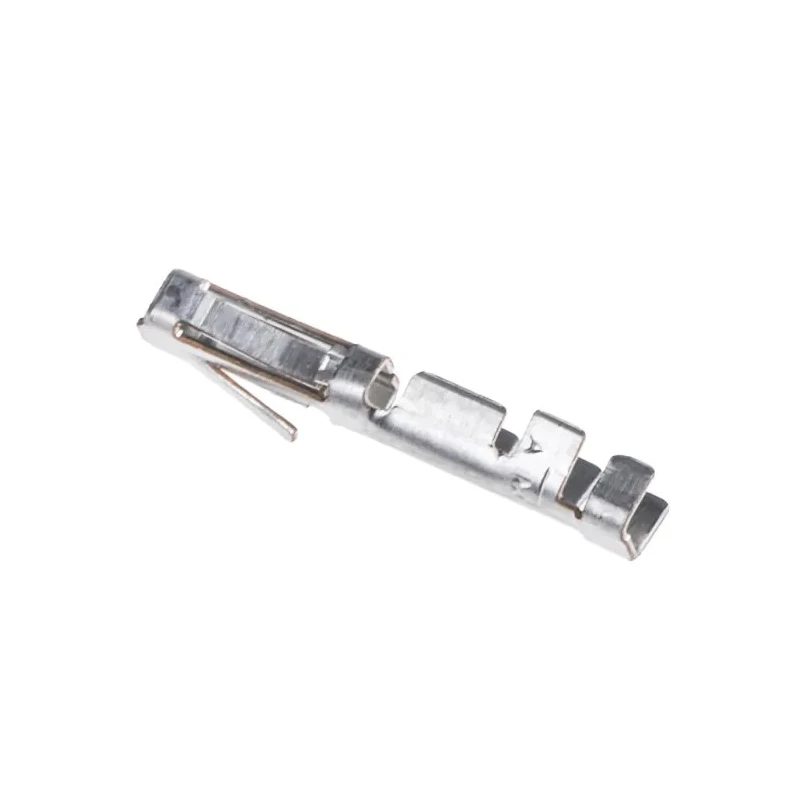 TE Connectivity AMPMODU MOD II Series Female Crimp Terminal, Tin Plated, 3A, 26-22 AWG, 18.8mm Length 182206-2