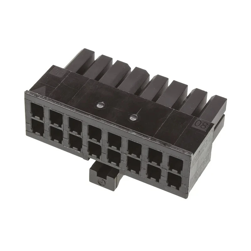TE Connectivity Micro MATE-N-LOK Female Connector Housing 3 mm Pitch 16 Way 2 Row Straight 1-794617-6