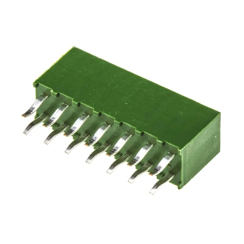 TE Connectivity AMPMODU HV100 Series 14-Contact 2 Row 2.54 mm Pitch Straight Through Hole PCB Socket HV100