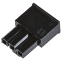 TE Connectivity Micro MATE-N-LOK Female Connector Housing 3 Way 1 Row Straight 3 mm Pitch 1445022-3