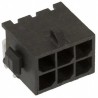 TE Connectivity Micro MATE-N-LOK Series Right Angle Through Hole PCB Header, 6 Contacts, 3 mm Pitch, 2 Row 3-794618-6