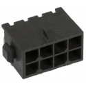 TE Connectivity Micro MATE-N-LOK Series Right Angle Through Hole PCB Header 8 Contact 3 mm Pitch 2 Row Shrouded 3-794618-8