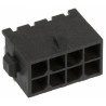 TE Connectivity Micro MATE-N-LOK Series Right Angle Through Hole PCB Header 8 Contact 3 mm Pitch 2 Row Shrouded 3-794618-8