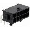 TE Connectivity Micro MATE-N-LOK Series Right Angle Through Hole PCB Header, 10 Contacts, 3 mm Pitch, 2 Rows 4-794618-0