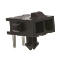 TE Connectivity Micro MATE-N-LOK Series Right Angle Through Hole PCB Header 2 Contacts 3 mm Pitch 250V 5A Nylon 2-1445055-2