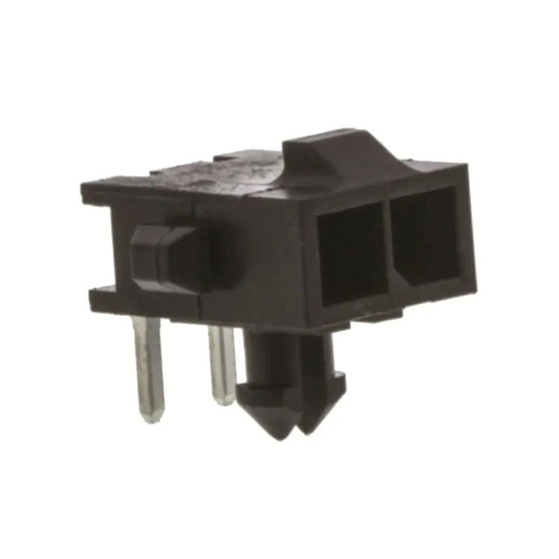 TE Connectivity Micro MATE-N-LOK Series Right Angle Through Hole PCB Header 2 Contacts 3 mm Pitch 250V 5A Nylon 2-1445055-2
