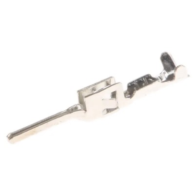 TE Connectivity Micro MATE-N-LOK Series Male Crimp Terminal 5A Current 30-26 AWG Wire Range 1-794613-0