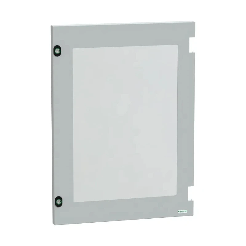 Schneider Electric PanelSeT Series Fibreglass Reinforced Polyester Black RAL 7035 Single Door 700mm H, 500mm W NSYDPLM75TG