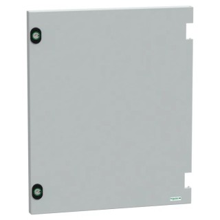 Schneider Electric Fibreglass Reinforced Polyester PanelSeT Series Plain Enclosure Door 500 mm H x 400 mm W x 500 NSYDPLM54G