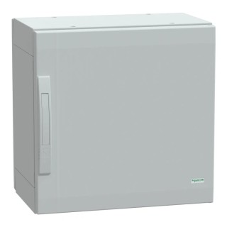Schneider Electric PanelSeT Series Polyethylene Terephthalate 1-Door Floor Standing Enclosure IP65 500x500x320mm NSYPLA553G