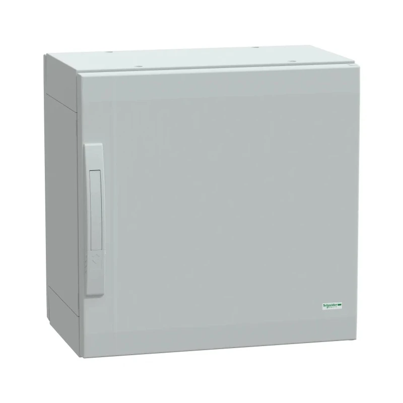 Schneider Electric PanelSeT Series Polyethylene Terephthalate 1-Door Floor Standing Enclosure IP65 500x500x320mm NSYPLA553G
