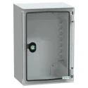 Schneider Electric PanelSeT Series Polyester Wall Box IP66 Transparent Door 310mm x 215mm x 160mm NSYPLM32TG