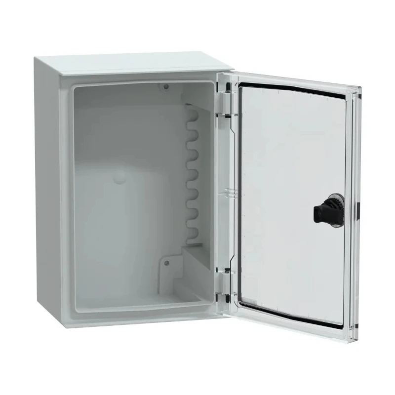 Schneider Electric PanelSeT Series Polyester Wall Box IP66 Transparent Door 310mm x 215mm x 160mm NSYPLM32TG