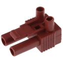 RS PRO Non-Fused Terminal Block Connector, 2-Way, 16A, 400V, Screw Termination, 2.5mm² Wire, Nylon, Brass Contacts 495-6187