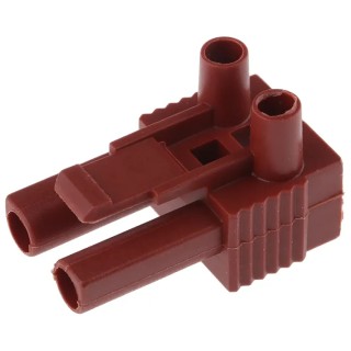 RS PRO Non-Fused Terminal Block Connector, 2-Way, 16A, 400V, Screw Termination, 2.5mm² Wire, Nylon, Brass Contacts 495-6187
