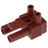 RS PRO Non-Fused Terminal Block Connector, 2-Way, 16A, 400V, Screw Termination, 2.5mm² Wire, Nylon, Brass Contacts 495-6187