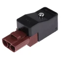 RS PRO Non-Fused Terminal Block 2-Way 2.5mm² Wire 16A Screw, Nylon, Brass Contact, 400V 495-6216