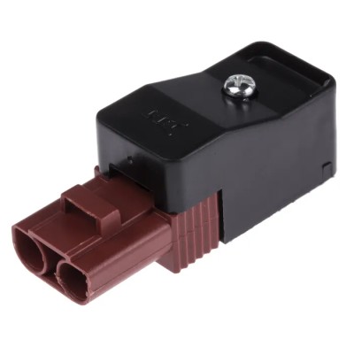 RS PRO Non-Fused Terminal Block 2-Way 2.5mm² Wire 16A Screw, Nylon, Brass Contact, 400V 495-6216