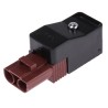 RS PRO Non-Fused Terminal Block 2-Way 2.5mm² Wire 16A Screw, Nylon, Brass Contact, 400V 495-6216