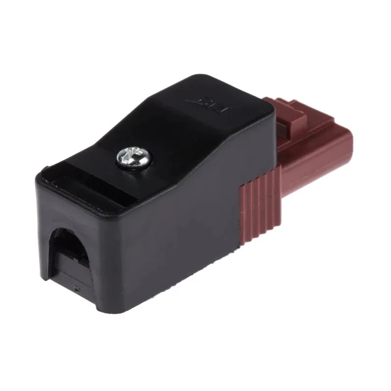 RS PRO Non-Fused Terminal Block 2-Way 2.5mm² Wire 16A Screw, Nylon, Brass Contact, 400V 495-6216