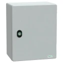 Schneider Electric PanelSeT Series Polyethylene Terephthalate Wall Box IP66 308 mm x 255 mm x 160 mm NSYPLM3025G