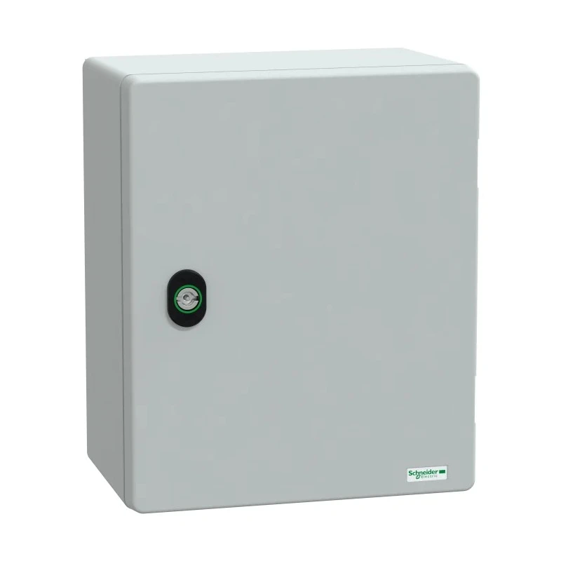 Schneider Electric PanelSeT Series Polyethylene Terephthalate Wall Box IP66 308 mm x 255 mm x 160 mm NSYPLM3025G