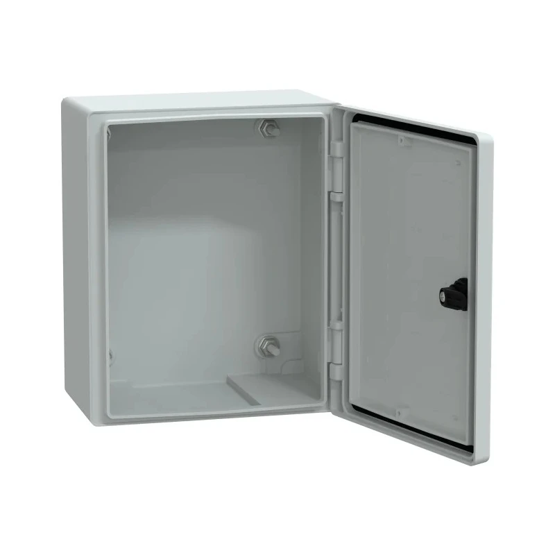 Schneider Electric PanelSeT Series Polyethylene Terephthalate Wall Box IP66 308 mm x 255 mm x 160 mm NSYPLM3025G