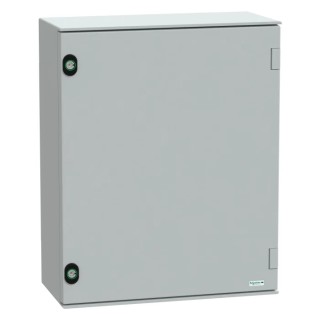 Schneider Electric PanelSeT Series Fibreglass Reinforced Polyester Wall Box IP66 530 mm x 430 mm x 200 mm NSYPLM54G