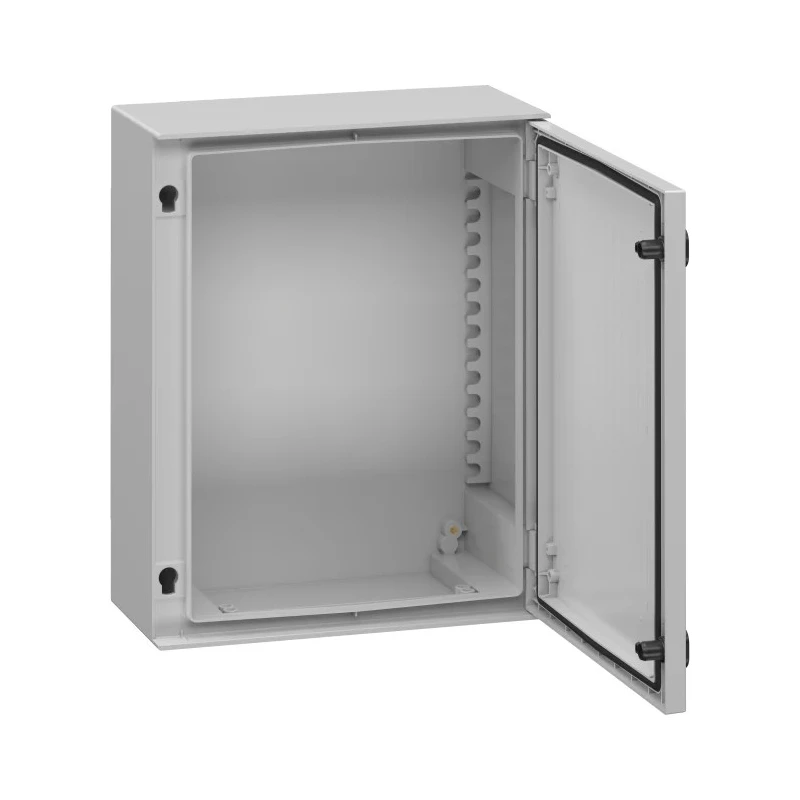 Schneider Electric PanelSeT Series Fibreglass Reinforced Polyester Wall Box IP66 530 mm x 430 mm x 200 mm NSYPLM54G