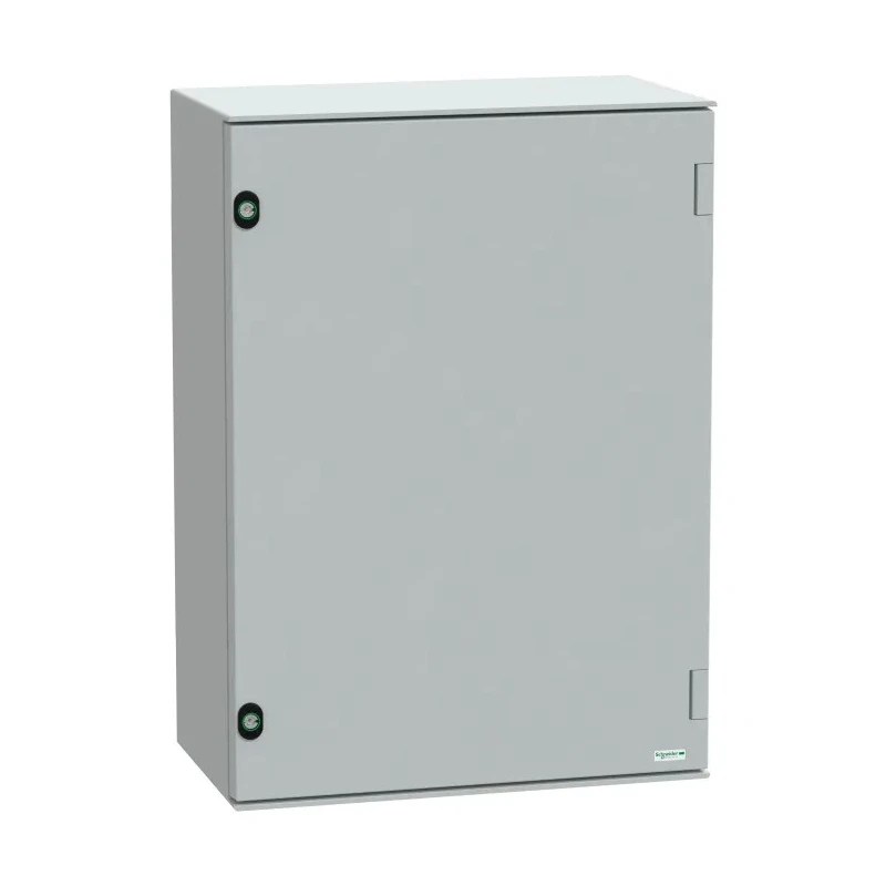 Schneider Electric PanelSeT Series Polyethylene Terephthalate Wall Box, IP66, IK10, 747 mm x 536 mm x 300 mm NSYPLM75G