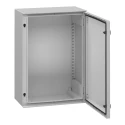 Schneider Electric PanelSeT Series Polyethylene Terephthalate Wall Box, IP66, IK10, 747 mm x 536 mm x 300 mm NSYPLM75G