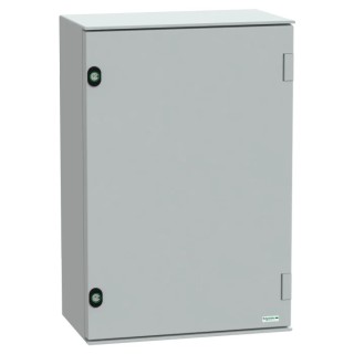 Schneider Electric PanelSeT Series Polyethylene Terephthalate IP66 Wall Box 647 mm x 436 mm x 250 mm NSYPLM64G