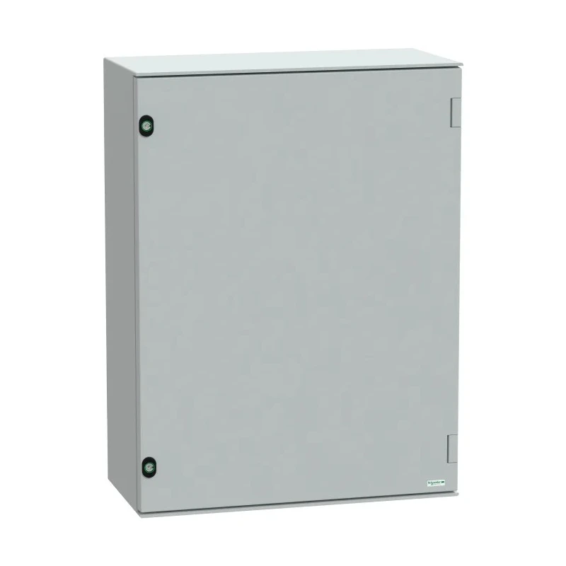 Schneider Electric PanelSeT Series Polyethylene Terephthalate Wall Box IP66 IK10 Grey 847mm x 636mm x 300mm NSYPLM86G