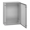 Schneider Electric PanelSeT Series Polyethylene Terephthalate Wall Box IP66 IK10 Grey 847mm x 636mm x 300mm NSYPLM86G