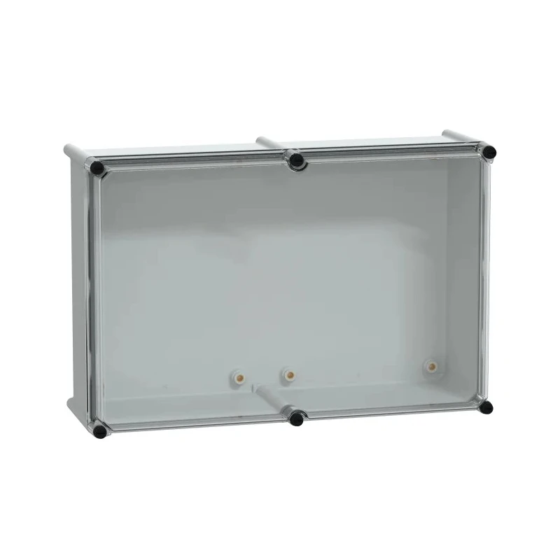Schneider Electric PanelSeT Series Grey Transparent Lid Fibreglass Reinforced Polyester Enclosure, IP65, IK09 NSYPLS3654G