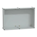 Schneider Electric PanelSeT Series Grey Transparent Lid Fibreglass Reinforced Polyester Enclosure, IP65, IK09 NSYPLS3654G