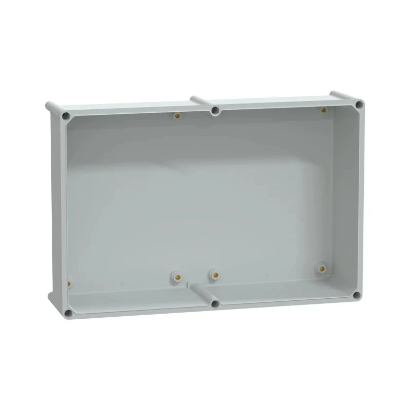 Schneider Electric PanelSeT Series Grey Transparent Lid Fibreglass Reinforced Polyester Enclosure, IP65, IK09 NSYPLS3654G