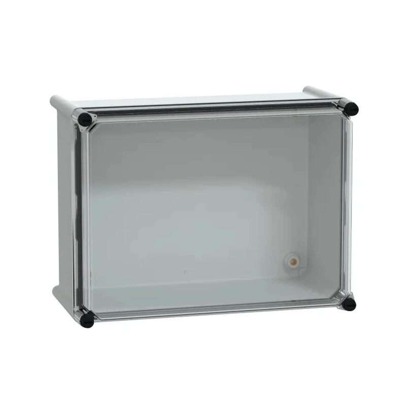 Schneider Electric PanelSeT Series Grey Transparent Lid Fibreglass Reinforced Polyester Enclosure IP65 IK09 NSYPLS2736G