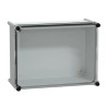 Schneider Electric PanelSeT Series Grey Transparent Lid Fibreglass Reinforced Polyester Enclosure IP65 IK09 NSYPLS2736G