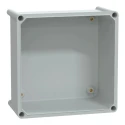 Schneider Electric PanelSeT Series Grey Transparent Lid Fibreglass Reinforced Polyester Enclosure IP65 IK09 270 NSYPLS2727G