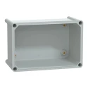 Schneider Electric PanelSeT Series Fibreglass Reinforced Polyester Enclosure with Grey Body and Transparent Lid NSYPLS1827G