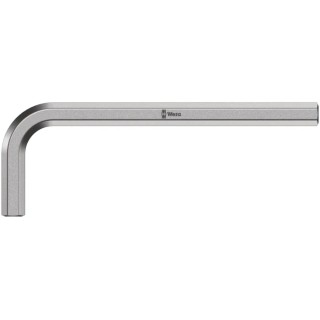 Wera L Metric Hex Key Set, Hex Size 8 mm, Chrome Plated, Short Arm, 100 mm 05021055001