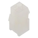 TE Connectivity VAL-U-LOK Male Connector Housing 4 Way 2 Row 4.2 mm Pitch Nylon Panel Mount 794953-4