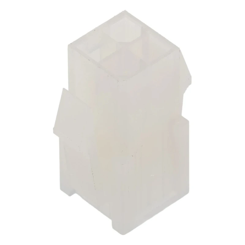TE Connectivity VAL-U-LOK Male Connector Housing 4 Way 2 Row 4.2 mm Pitch Nylon Panel Mount 794953-4