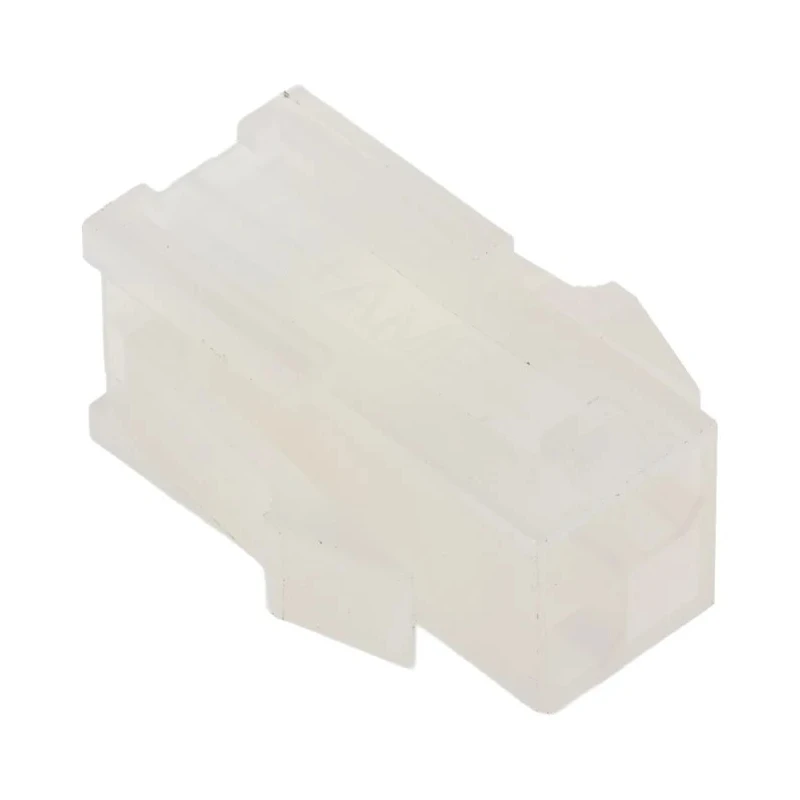 TE Connectivity VAL-U-LOK Male Connector Housing 4 Way 2 Row 4.2 mm Pitch Nylon Panel Mount 794953-4