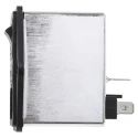 Schaffner 250V AC 4A Panel Mount IEC Filter Male 2 Pole 2 Fuse Faston FN284-4-06