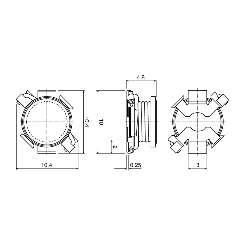 TDK Wirewound Surface Mount Inductor 33 μH ±20/±10% 1.8 A IDC Ferrite Core B82464A4333K000
