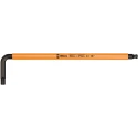 Wera L Imperial Hex Key Set, Hex Size 3/16 in, Long Arm, Black Finish 05022634001