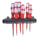 Wera Insulated Pozidriv Screwdriver Set, Stainless Steel, 6-Piece, VDE Certified, Czech Republic 05022745001