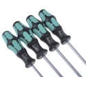 Wera Torx Standard Screwdriver Set with Holding Function and 300 mm Blades, 4-Piece 05028074001